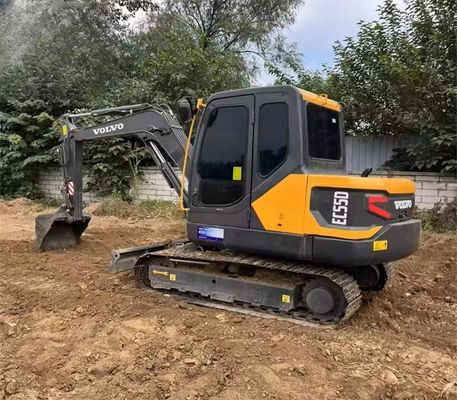 Использованный Volvo EC55D экскаватор мини бульдозер 5 тонн гидравлический экскаватор в продаже