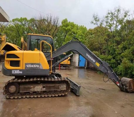 Подержанный экскаватор VOLVO EC80D с низкой ценой и качественным оригинальным дизайном