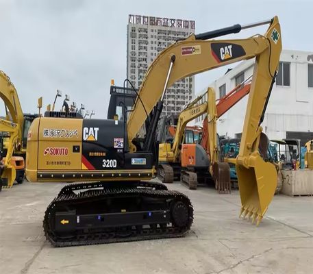 СУПЛЕННЫЙ ГОЛОБ В хорошем состоянии ГОЛОБ CAT 320D2 РАЗВОРНЫЙ экскаватор Низкая цена для продажи