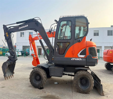 Подержанный гидравлический экскаватор Doosan Доменный экскаватор 7530 мм радиус