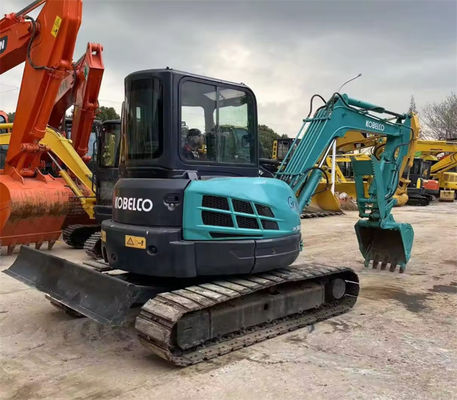 2020 год 5260 кг Подержанный экскаватор Kobelco SK55SR с двигателем Yanmar 4TNV88