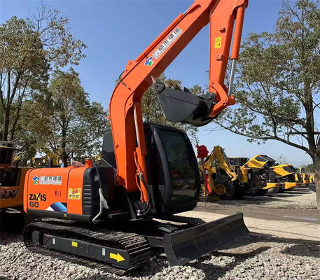 5850 кг Подержанный В хорошем состоянии Хитачи ZX60 с емкостью 0,22 м3