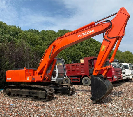19400KG Оранжевый В хорошем состоянии Подержанный экскаватор Hitachi Zx200 с двигателем ISUZU AA-6BGIT