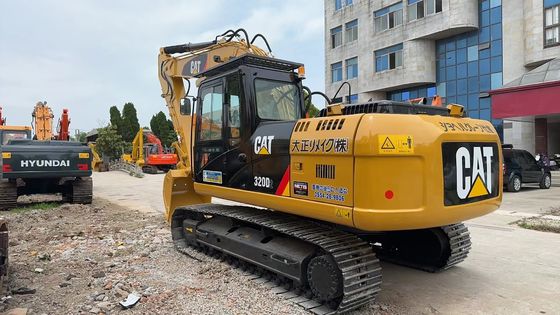 Оригинальная подержанная экскаватор CAT 320D2 20тонная низкая цена с сертификатами CE/EPA