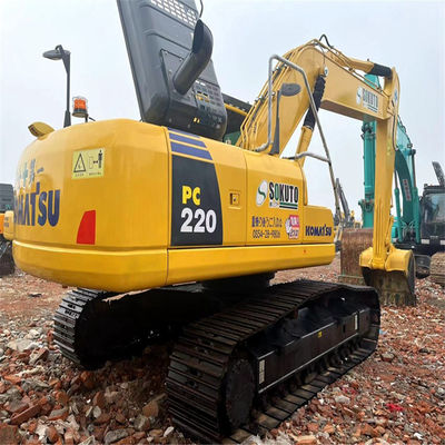 Японская подержанная Komatsu PC220-8 Вторая рука Гидравлическая экскаватор Komatsu 55 экскаваторы