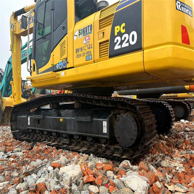 Япония Использовано Komatsu PC220 2-8 Средний экскаватор 22тонны Вторая рука Komatsu Земля Движущийся Кавальщик Строительная машина