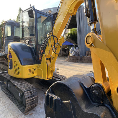 Оригинальное изготовление на заводе Komatsu PC55 экскаватор 5 тонн малый использованный Komatsu Digger