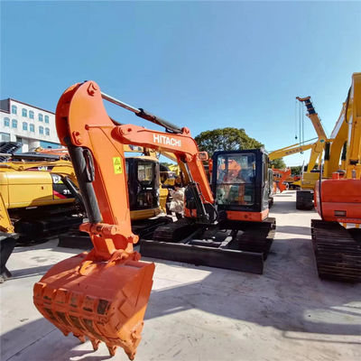 Мини использованный экскаватор ZX55 Низкие рабочие часы HITACHI ZX55USR Crawler Excavator