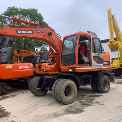 Оригинальный использованный экскаватор Doosan DH150w-7