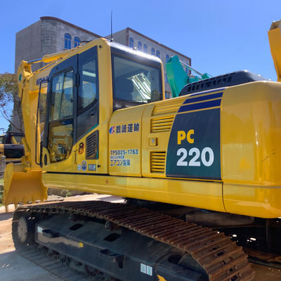 Использованная Япония KOMATSU PC220-8 Komatsu 20 тонн экскаватор 6920 мм глубина копания