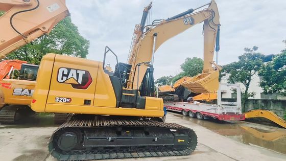 Использованная CAT 320GC Caterpillar экскаватор 20-тонная средний размер кассирная машина Рабочее место готово