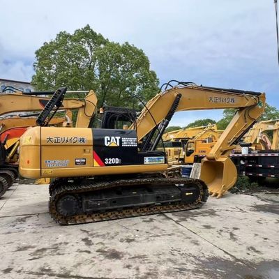 Использованная CAT 320GC Caterpillar экскаватор 20-тонная средний размер кассирная машина Рабочее место готово