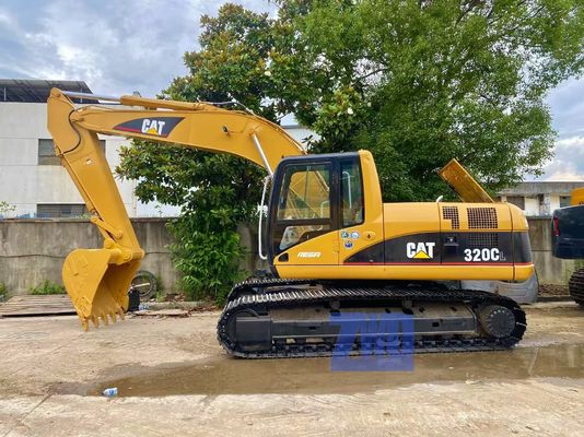 20-тонный подержанный японский оригинальный экскаватор CAT320C, бывший в употреблении, 20-тонный экскаватор CAT320CL