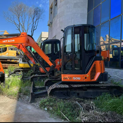 Японский оригинальный мини-экскаватор Hitachi ZX50U-2, 3-50 тонн, гарантия качества, подержанная гусеничная тяжелая техника, двигатель, коробка передач, сердцевина
