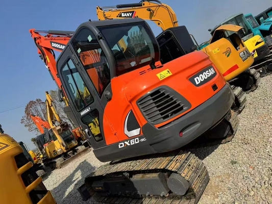Б/у мини-экскаватор Doosan Dx60 2023 года выпуска Оригинальный Doosan Dx60-9 Dh60 Dx55 Dx60-7 Dx80 Dx75 Б/у Doosan 55 60 75 80 на продажу