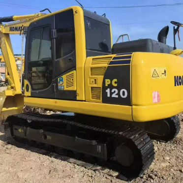 Komatsu PC120 экскаватор 12тонный мини-копальщик гидравлический полётчик используется строительная ферма