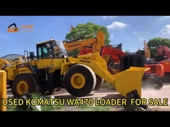 Япония известный бренд Komatsu в хорошем состоянии Подержанный колясной погрузчик Komatsu Komatsu Wa 470 Подержанный погрузчик