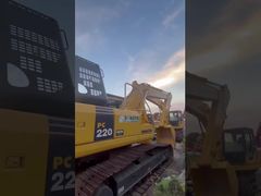 Гусеничный экскаватор Komatsu PC220, среднеразмерный строительный экскаватор для земляных работ,